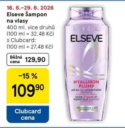 Tesco Elseve šampon na vlasy nabídka