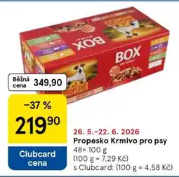 Tesco Propesko krmivo pro psy nabídka
