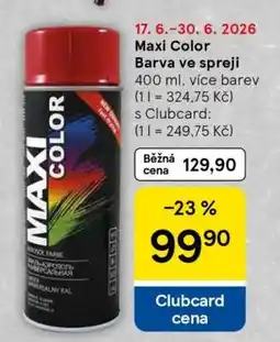 Tesco Maxi Color Barva ve spreji nabídka