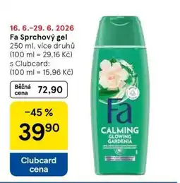 Tesco Fa sprchový gel nabídka