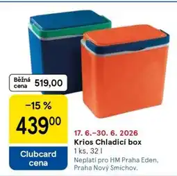 Tesco Krios Chladicí box nabídka