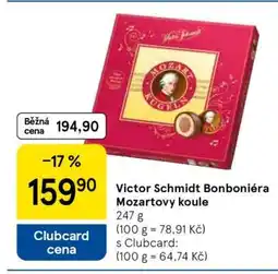 Tesco Victor Schmidt Bonboniéra Mozartovy koule nabídka