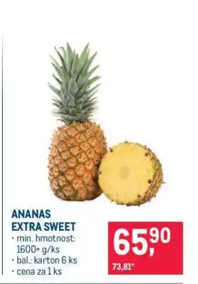 Makro Ananas Extra Sweet nabídka
