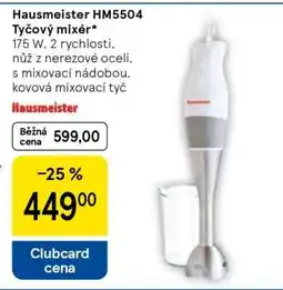 Tesco Hausmeister HM5504 Tyčový mixér nabídka