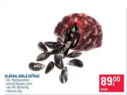 Makro Slávka jedlá (síťka) nabídka