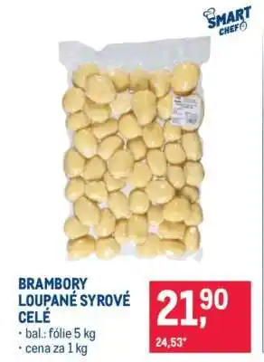 Makro Brambory loupané syrové celé nabídka