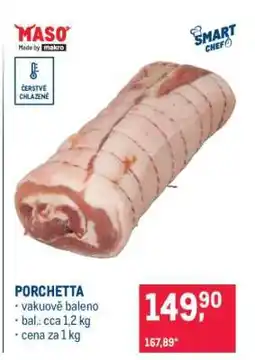 Makro Porchetta nabídka