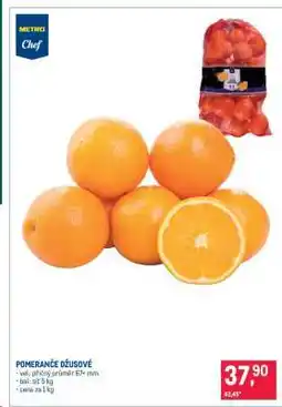 Makro Pomeranče džusové nabídka