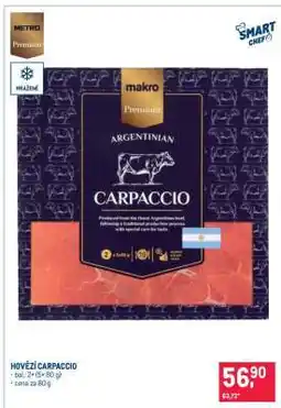 Makro Hovězí carpaccio nabídka