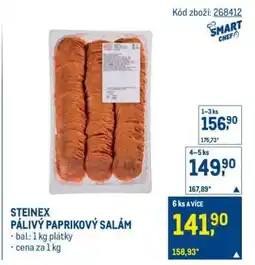 Makro STEINEX PÁLIVÝ PAPRIKOVÝ SALÁM nabídka
