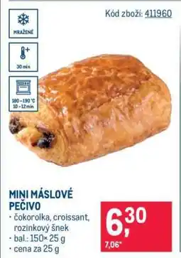 Makro Mini máslové pečivo nabídka