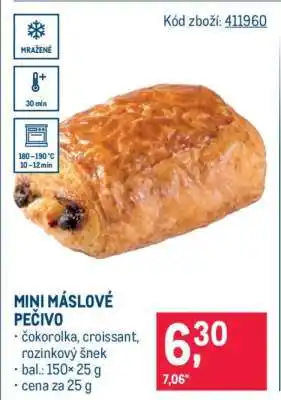 Mini máslové pečivo
