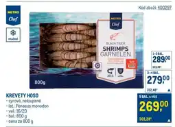 Makro BLACK TIGER SHRIMPS GARNELEN nabídka
