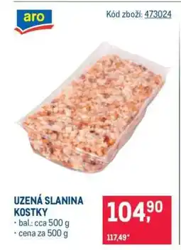 Makro UZENÁ SLANINA KOSTKY nabídka
