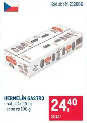 Makro Hermelín gastro nabídka