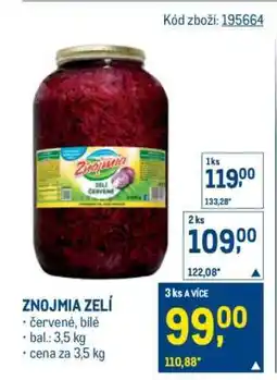 Makro ZNOJMIA ZELÍ nabídka