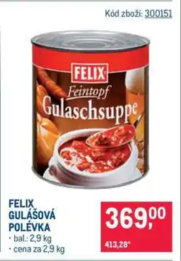 Makro FELIX GULÁŠOVÁ POLÉVKA nabídka