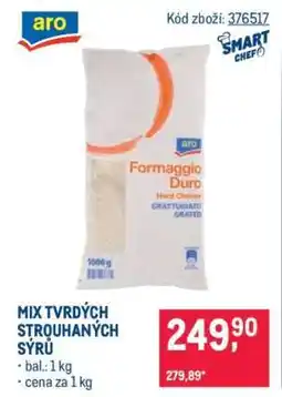 Makro Mix tvrdých strouhaných sýrů nabídka