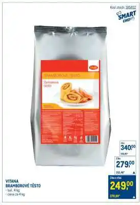 Makro VITANA BRAMBOROVÉ TĚSTO nabídka