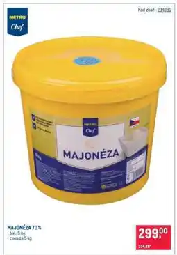 Makro Majonéza 70 % nabídka