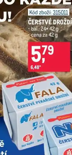 Makro Čerstvé droždí nabídka