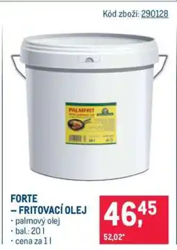 Makro FORTE FRITOVACÍ OLEJ nabídka