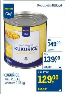 Makro Kukuřice nabídka