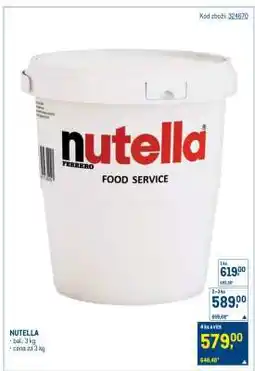 Makro Nutella nabídka
