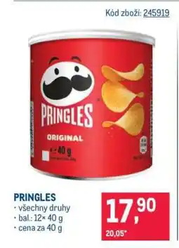 Makro Pringles nabídka