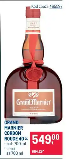 Makro Grand Marnier Cordon Rouge 40 % nabídka