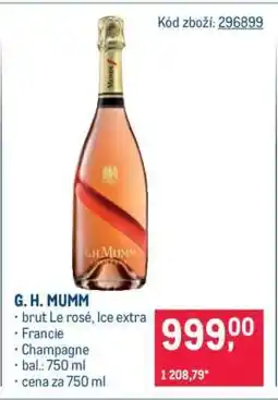 Makro G.H.Mumm nabídka