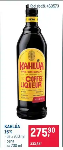 Makro KAHLÚA nabídka