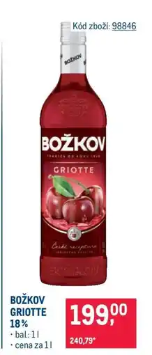 Makro Božkov Griotte 18 % nabídka