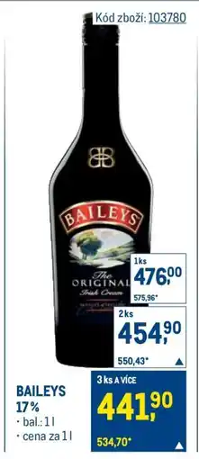 Makro Baileys nabídka