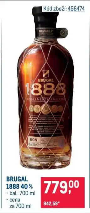 Makro Brugal 1888 40 % nabídka