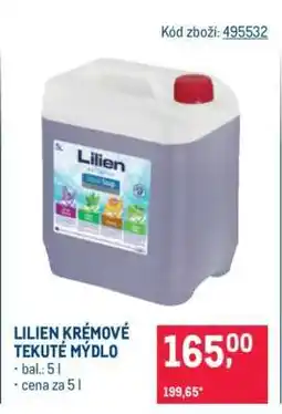 Makro LILIEN KRÉMOVÉ TEKUTÉ MÝDLO nabídka