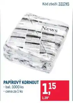 Makro PAPÍROVÝ KORNOUT nabídka