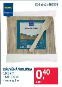 Makro DŘEVĚNÁ VIDLIČKA nabídka