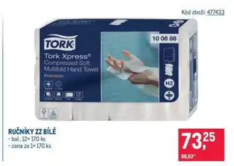 Makro RUČNÍKY ZZ BÍLÉ nabídka