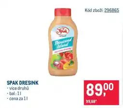Makro SPAK DRESINK nabídka