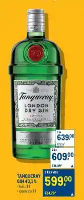 Makro TANQUERAY GIN 43,1 % nabídka