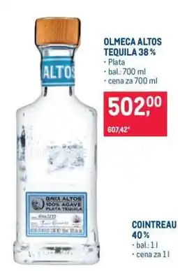 Makro OLMECA ALTOS TEQUILA 38 % nabídka