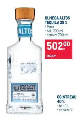 Makro OLMECA ALTOS TEQUILA 38 % nabídka