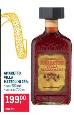 Makro AMARETTO VILLA MAZZOLINI 28 % nabídka