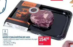 Makro HOVĚZÍ VYSOKÁ ROŠTĚNÁ DRY AGED nabídka