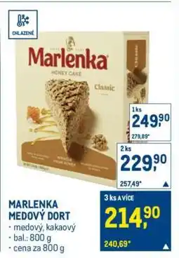 Makro MARLENKA Medový dort nabídka