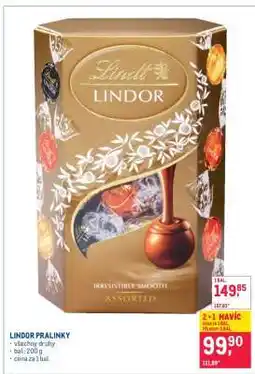 Makro Lindor pralinky nabídka