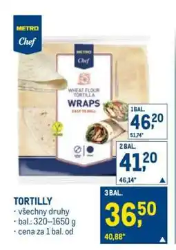 Makro TORTILLY nabídka