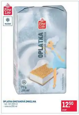 Makro OPLATKA SMETANOVÁ ZMRZLINA nabídka