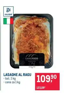Makro LASAGNE AL RAGU nabídka